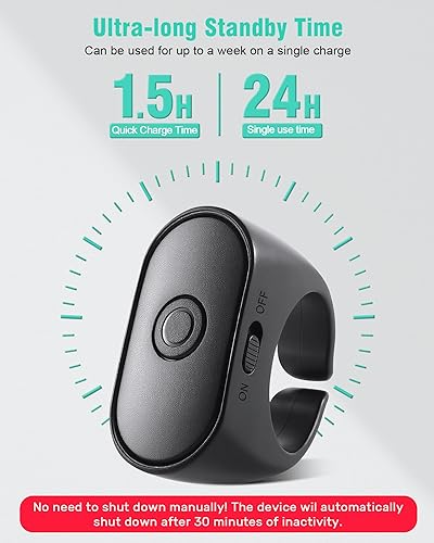 Miniatura 8 de Kindle Page Turner Remote para Kindle PaperWhite Ipad iPhone. Accesorios Kindle para videocámara de cámara, controles remotos también, Kindle