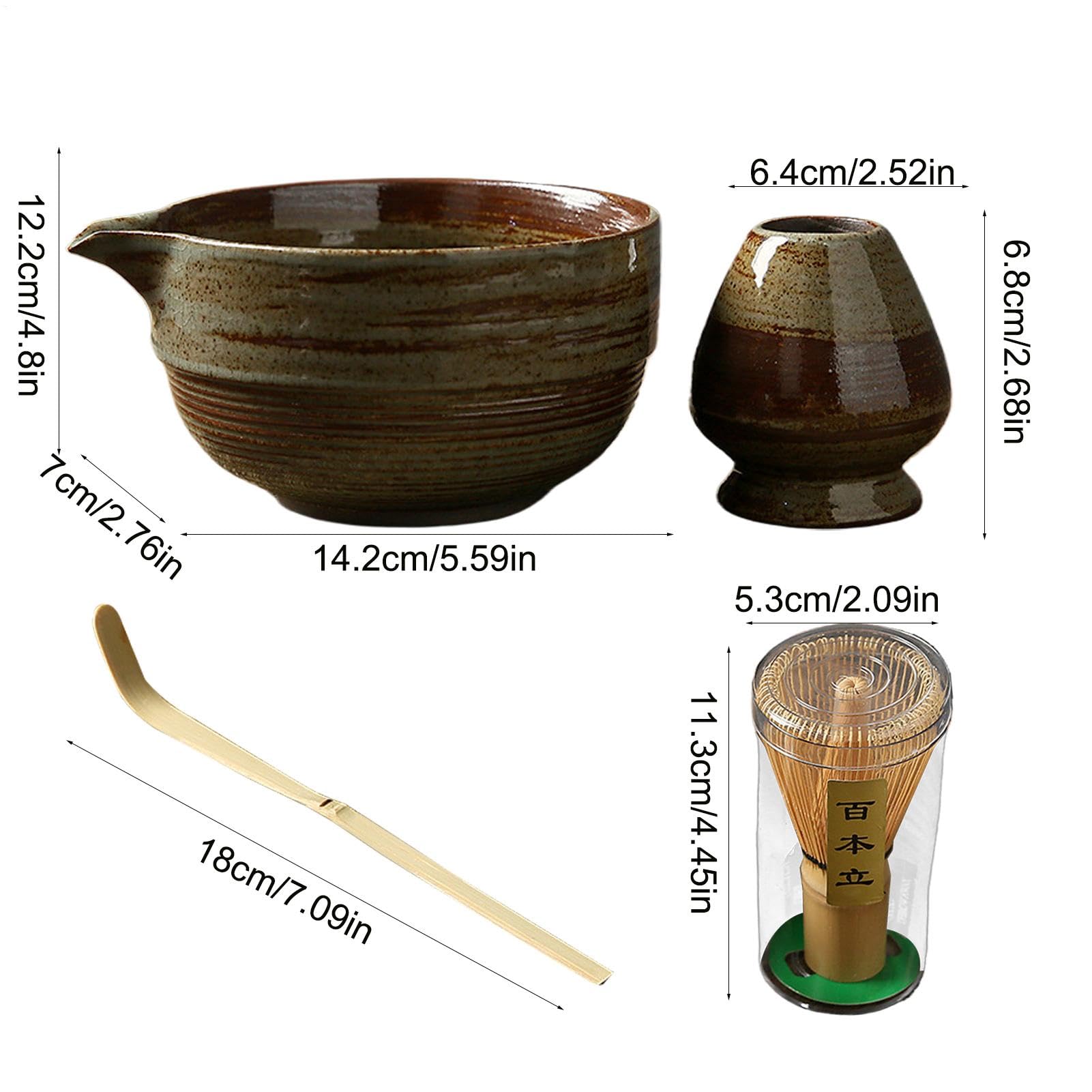 Tradycyjna trzepaczka do matcha, zestaw matcha z trzepaczką, zestaw do herbaty matcha, trzepaczka matcha, zestaw misek do matcha, japoński zestaw matcha, trzepaczka do herbaty matcha, zestaw misek do