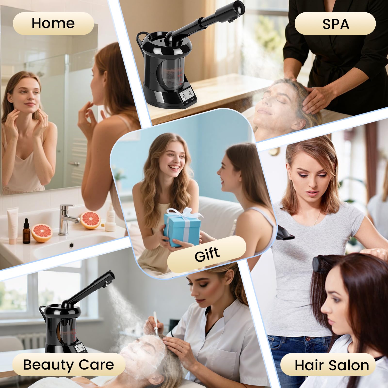 Amazon.com: Facial Steamer with Extendable Arm, Deep Cleansing and