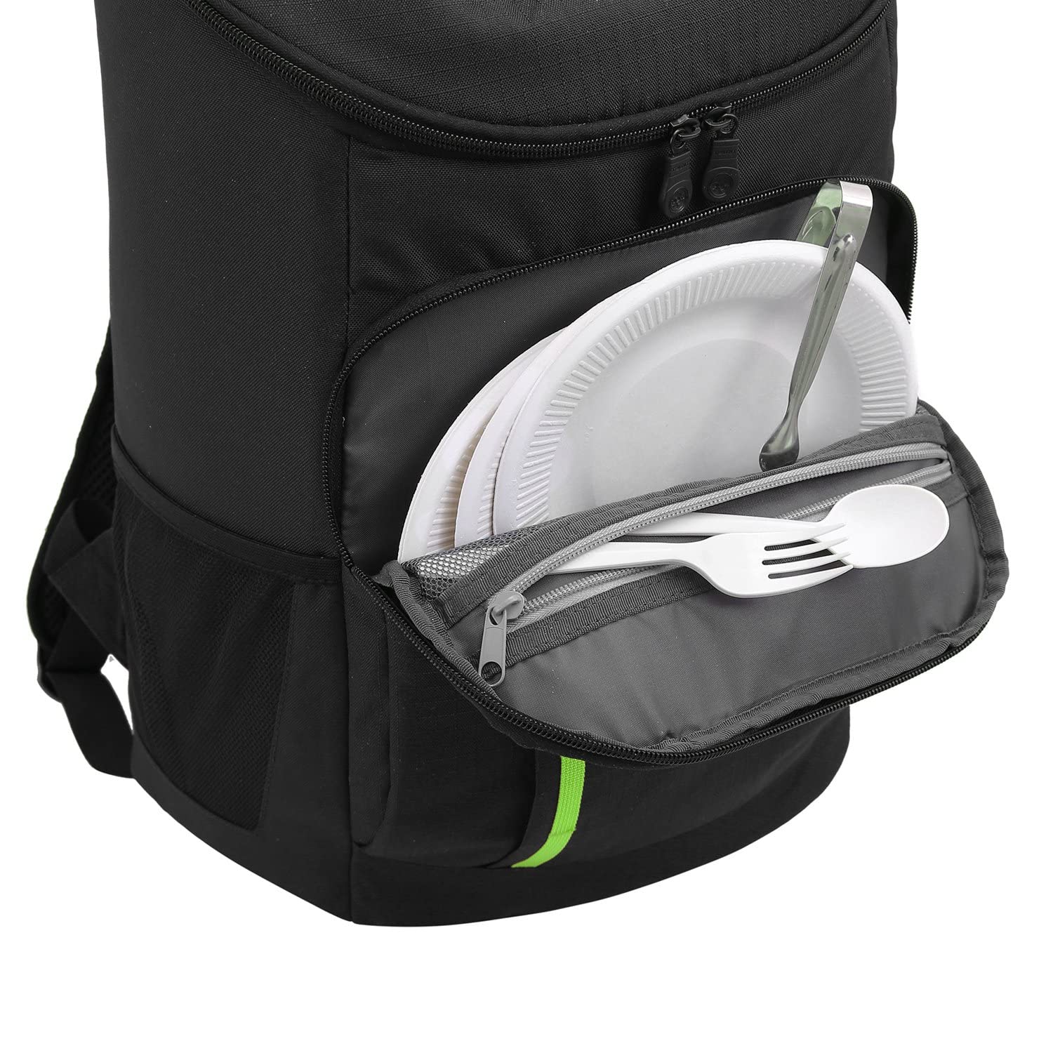 TOURIT Zaino Termico Frigo 28 L Borsa Termica Porta Pranzo Borsa Frigo Isoterma per Campeggio, Picnic, Barbecue, Eventi Sportivi