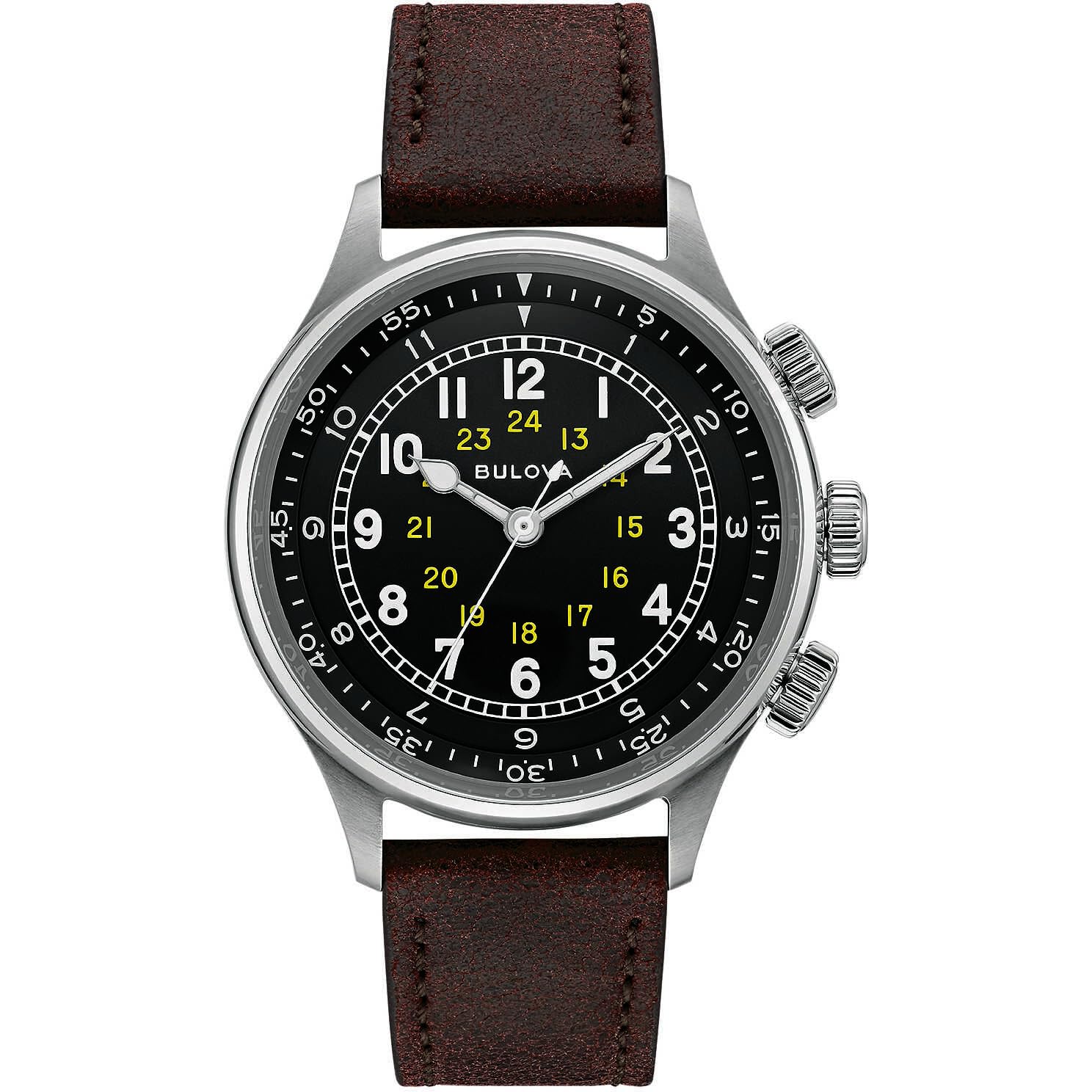 Bulova Orologio da polso Orologio Meccanico Analogico Military Vintage 96A245