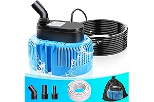 Deeprbetter Water Pump Cover Pump for Pool Draining with Hose