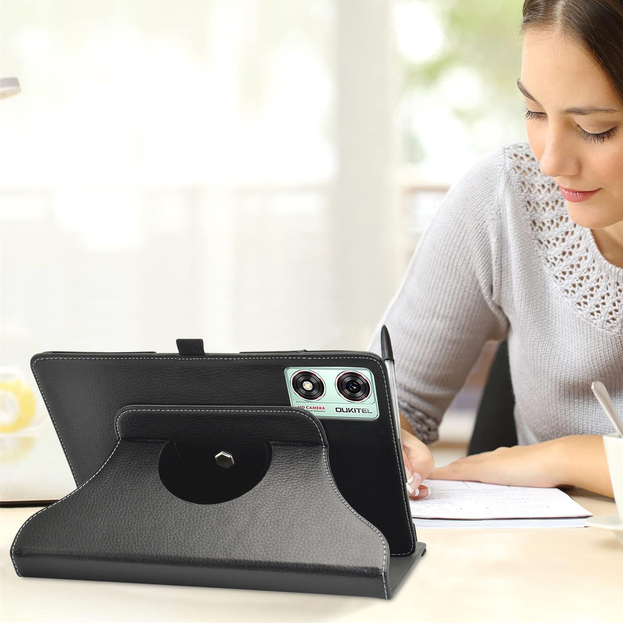 MAMA MOUTH Compatible With OUKITEL OT11 Case,360 Degree Rotating With Premium PU Leather Sleeve Cover Case For OUKITEL OT11 / OUKITEL OT12 11 Inch Tablet, Purple - View #11