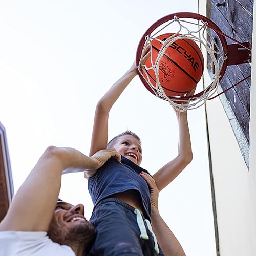 Miniatura 5 de Baloncesto para niños, tamaño 3 (22 pulgadas) y 5 (27.5 pulgadas) para patio trasero, parque, piscina y práctica para niños