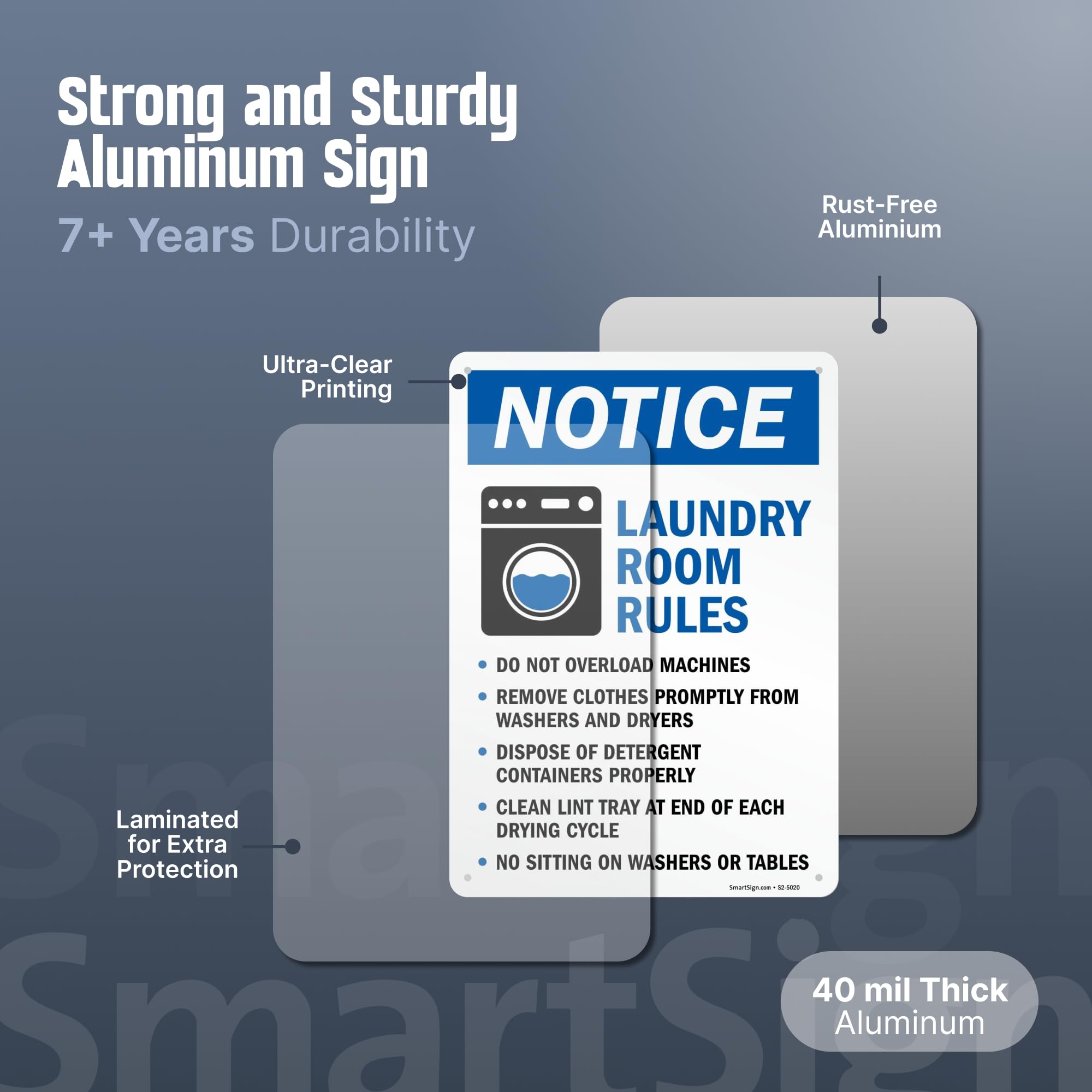 Amazon.com: SmartSign: Laundry Room Signs