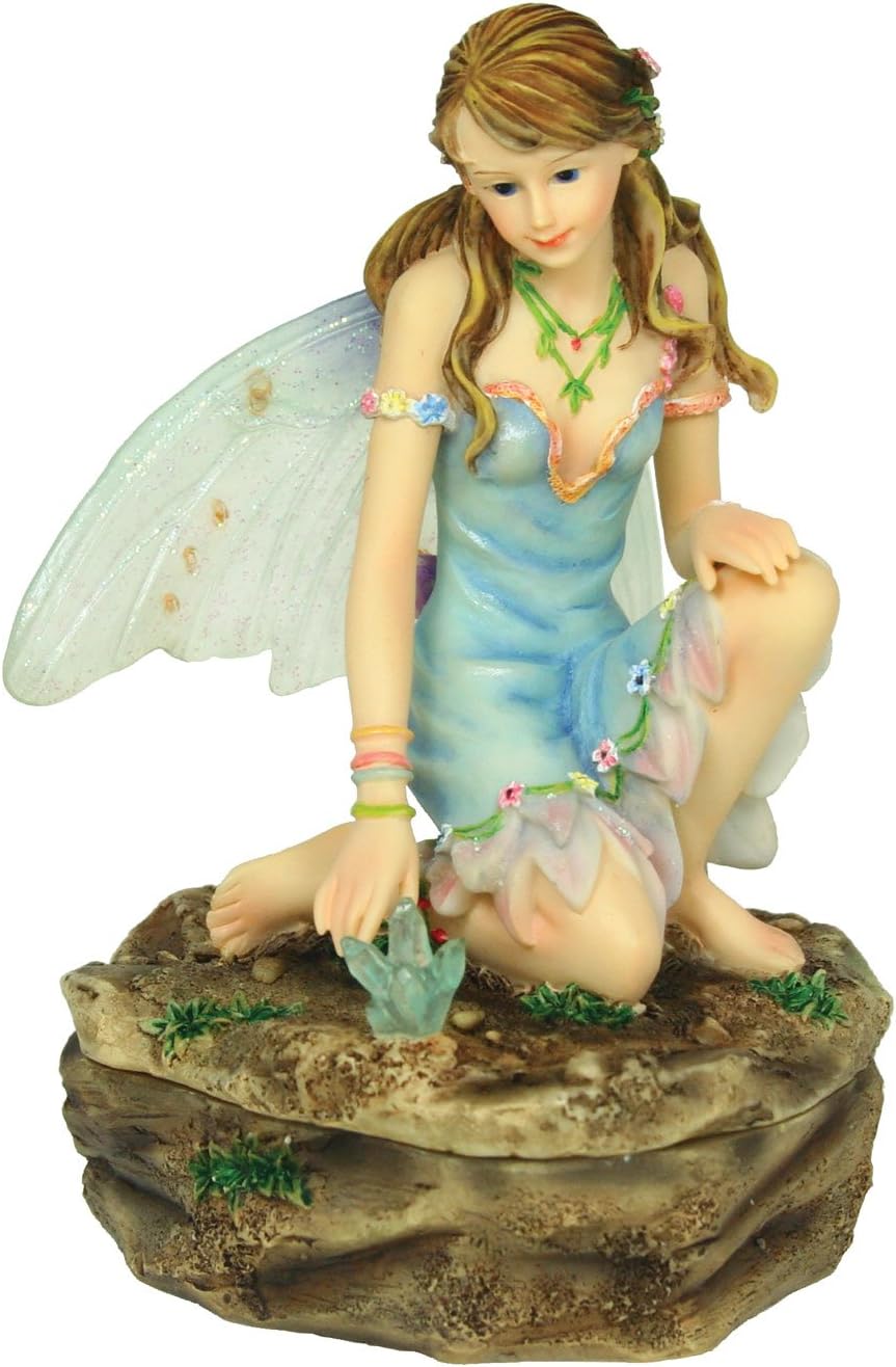 Faerie Glen Krystaluma's Treasure Figurine by Munro, 4-Inch Tall