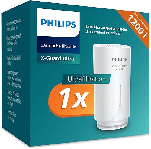 Philips Water Cartouche filtrante Ontap AWP315/10 ULTRAFILTRATION, réduit le CHLORE,
