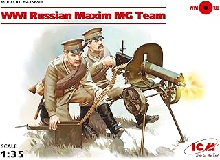 ICM ICM35698 1:35-WWI Russian Maxim MG Team 2 Figs