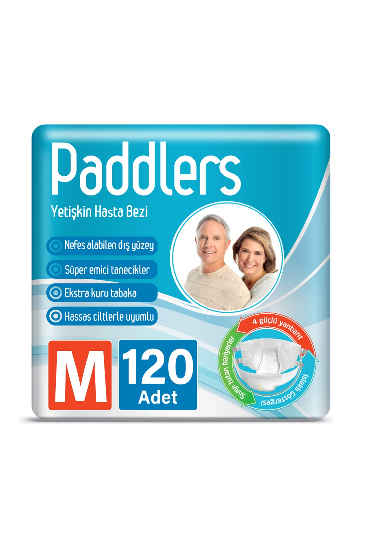 Paddlers Yetişkin Bezi Medium 30 x 4 li Koli