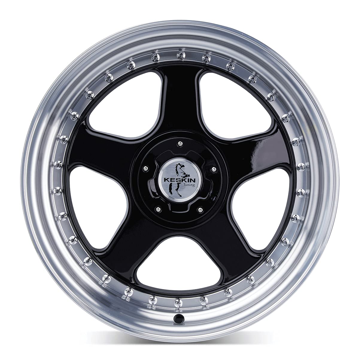 Keskin KT1 10,0 x 18 cali felga aluminiowa Black Lip Polish