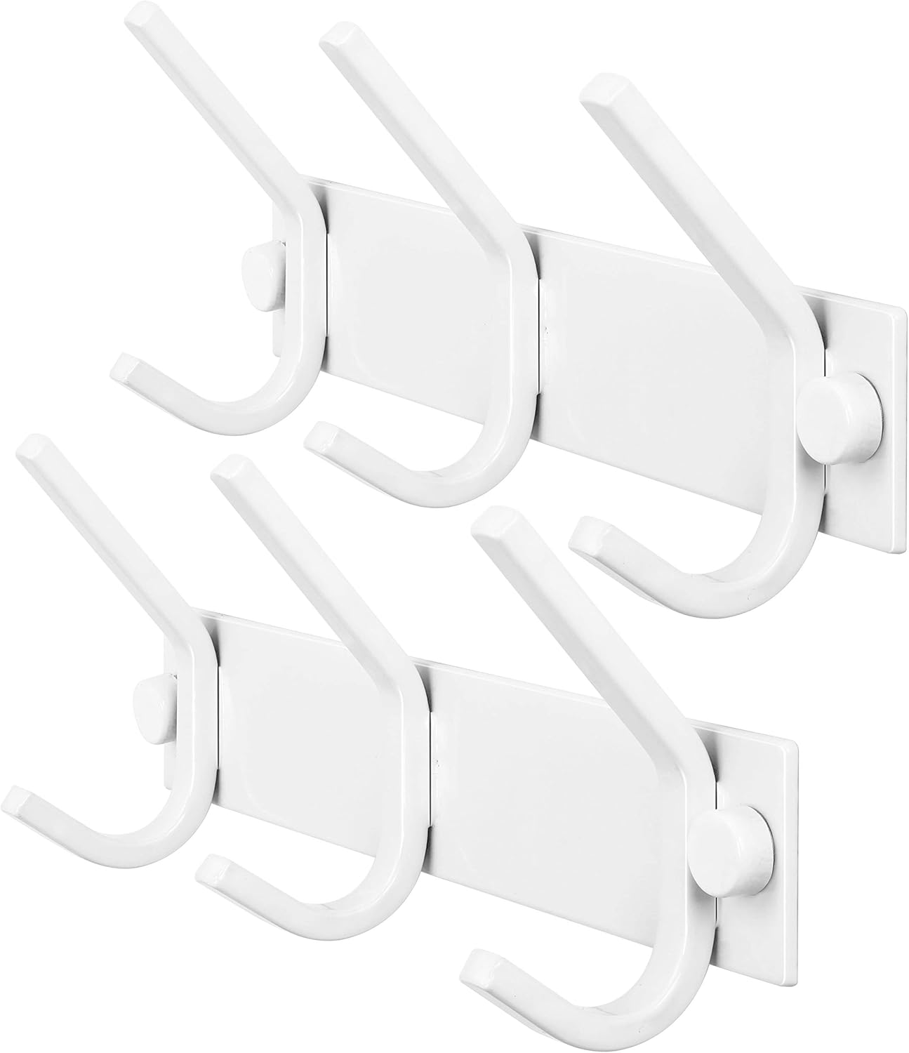 WEBI Coat Rack Wall Mounted,Coat Hooks Wall Mounted White