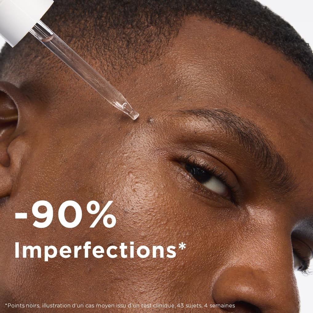 Mixa Sérum Concentré Anti-Imperfections, Sérum Visage avec Niacinamide et Acide Salicylique - Réduit Boutons, Points Noirs, Pores Resserrés, Convient aux Peaux Sensibles et à Imperfections, 30ml - 5