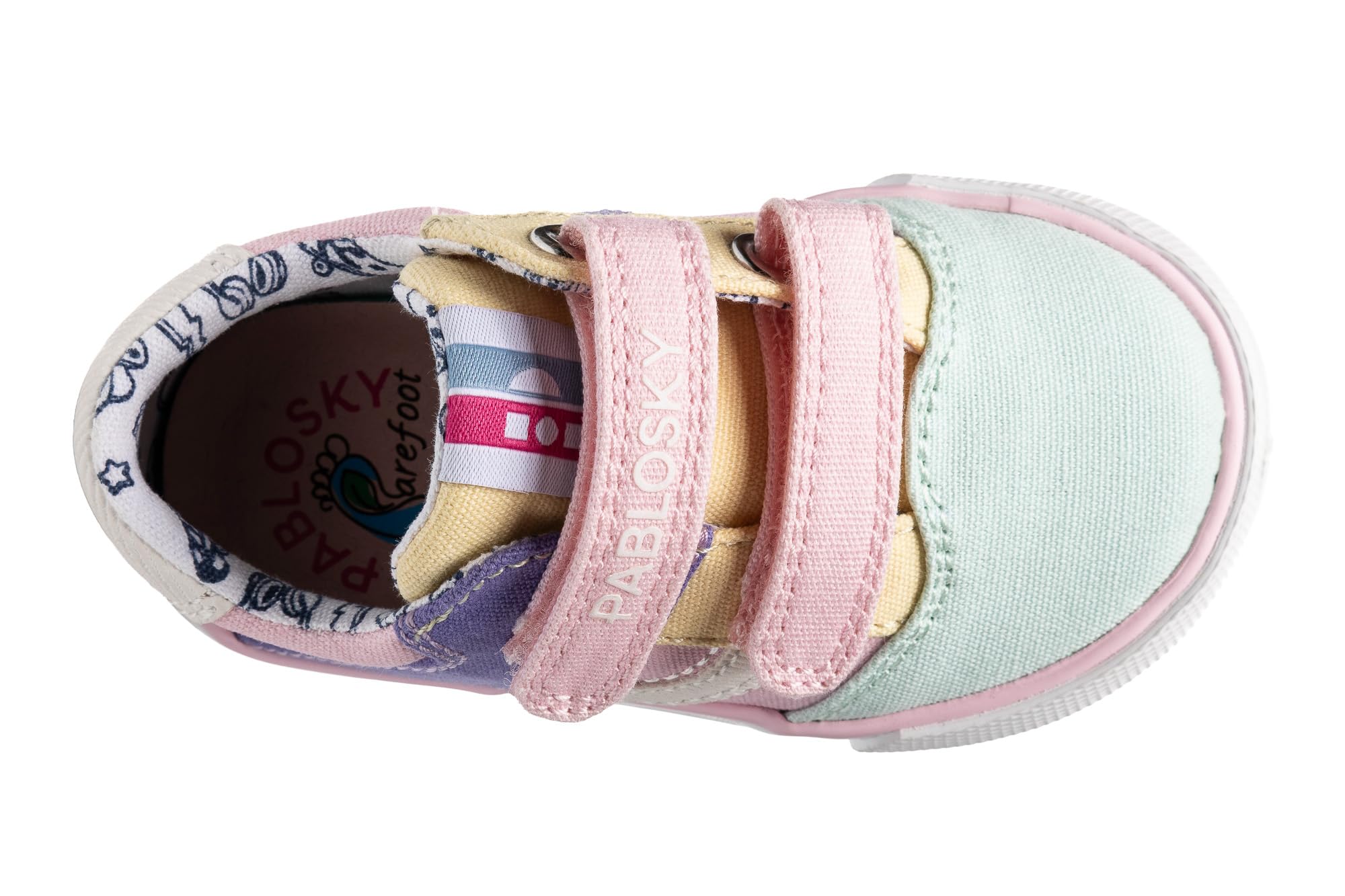 Zapatillas de Lona Barefoot para Bebé Niña Pablosky Goma 984670