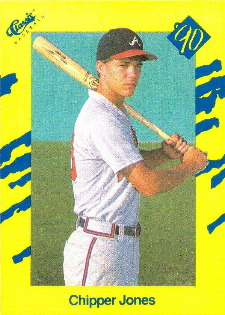 1990 Classic Sereis 3 Yellow #T92 Chipper Jones Pre-Rookie Baseball Card at  Amazon's Sports Collectibles Store