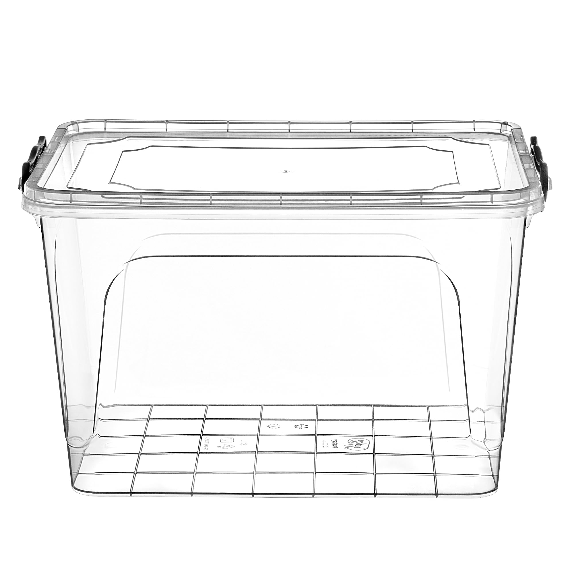 KADAX Caja de transporte de 30 L para marcos de 412 x 412 mm (+/- 2 mm), caja de almacenamiento de 48 x 33 x 28,5 cm con tapa para guardar y transportar miel de forma segura