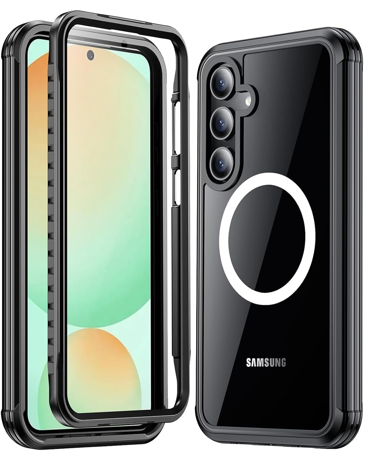 Amazon.co.jp: Miimall 対応 Galaxy S24 FE ケース 強化ガラス