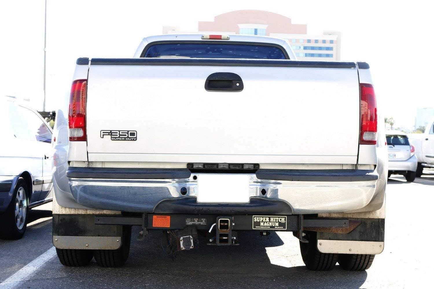 iJDMTOY Smoked Lens 3-Section-Lamp Truck Rear Tailgate or Trailer LED ID Light Bar Compatible with F-150 F-250 F-350 RAM Silverado Sierra 1500 2500 3500, etc (Mods Required for Add-On Installation)