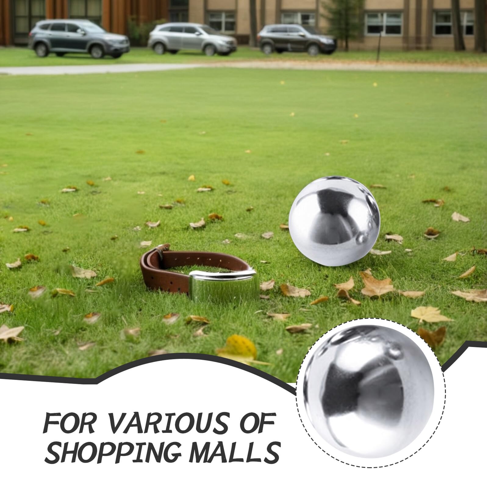 Sfera in Acciaio Inox 304 Lucidata a Specchio da 100 Mm per Decorazioni da Giardino e Casa, Palla Decorativa in Metallo Cava Spessore 1,0 Mm ad Alta Luminosità