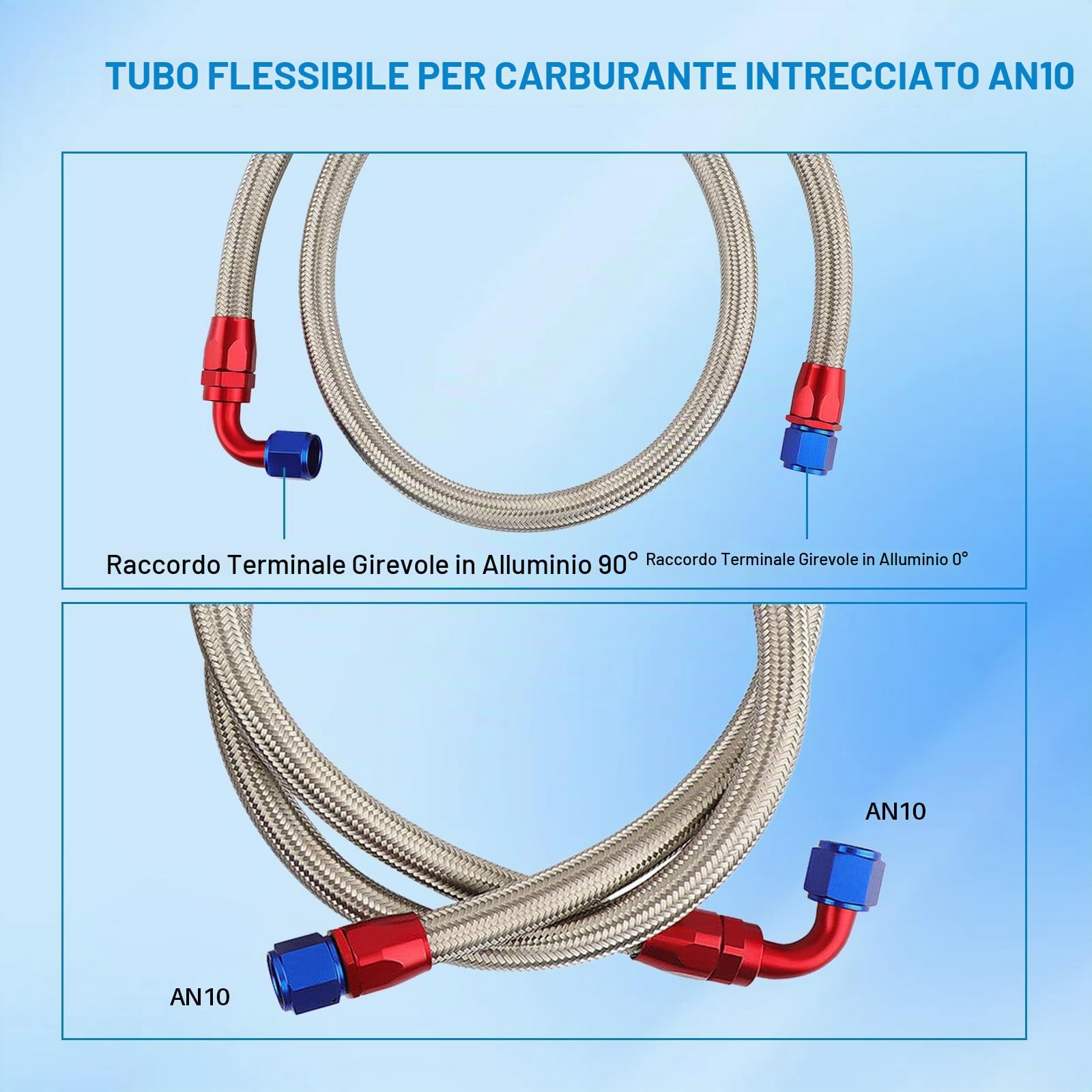Radiatore a olio 19 file AN10 Set di collegamento aggiuntivo Raffreddamento esterno Oil Cooler Universale Raffreddamento ad acqua Radiatore olio Radiatore di raffreddamento dell'olio