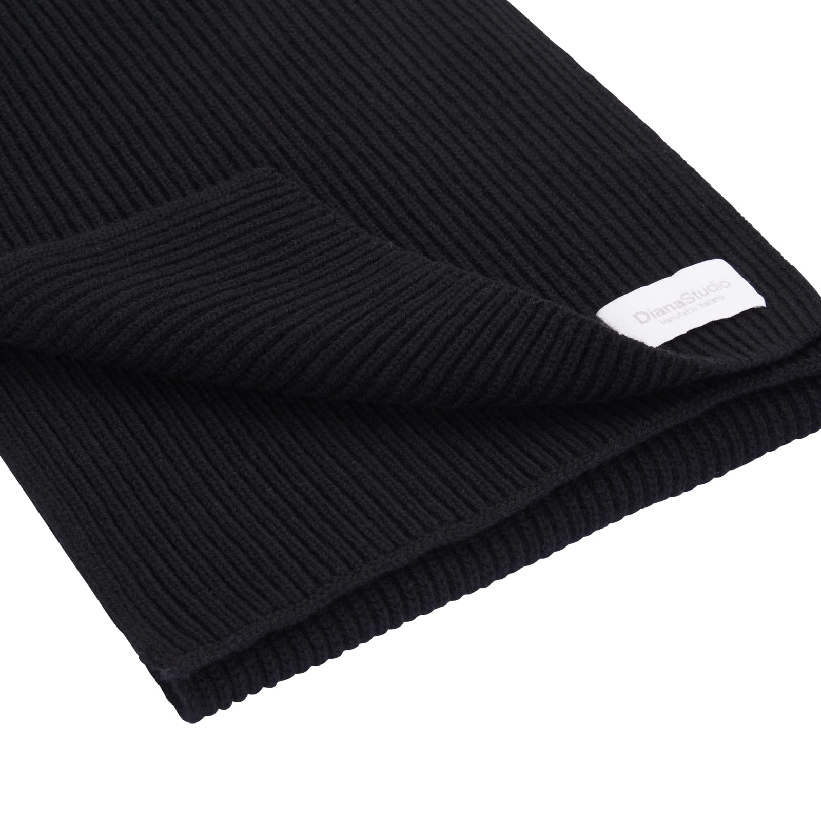 Diana Studio - Schal, Unisex, Kaschmir und extrafeines Merino, einfarbig, hergestellt in Italien