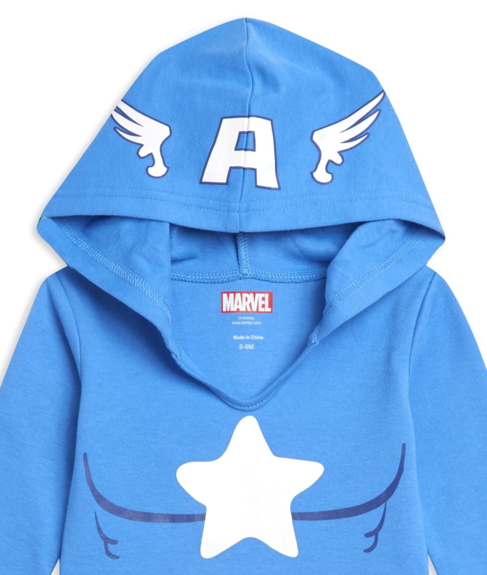 Marvel Avengers Hulk Capitán América Spider-Man Baby - Paquete de 3 mamelucos para cosplay de recién nacido a bebé