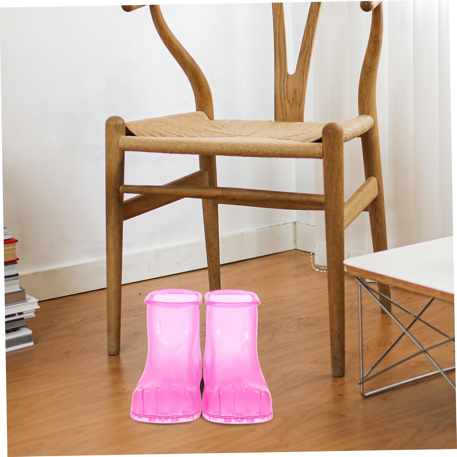 COLLBATH High-Cut Foot Bath Shoes for Relaxing Spa PVC Creative Massage Foot Soak Shoes for Adults