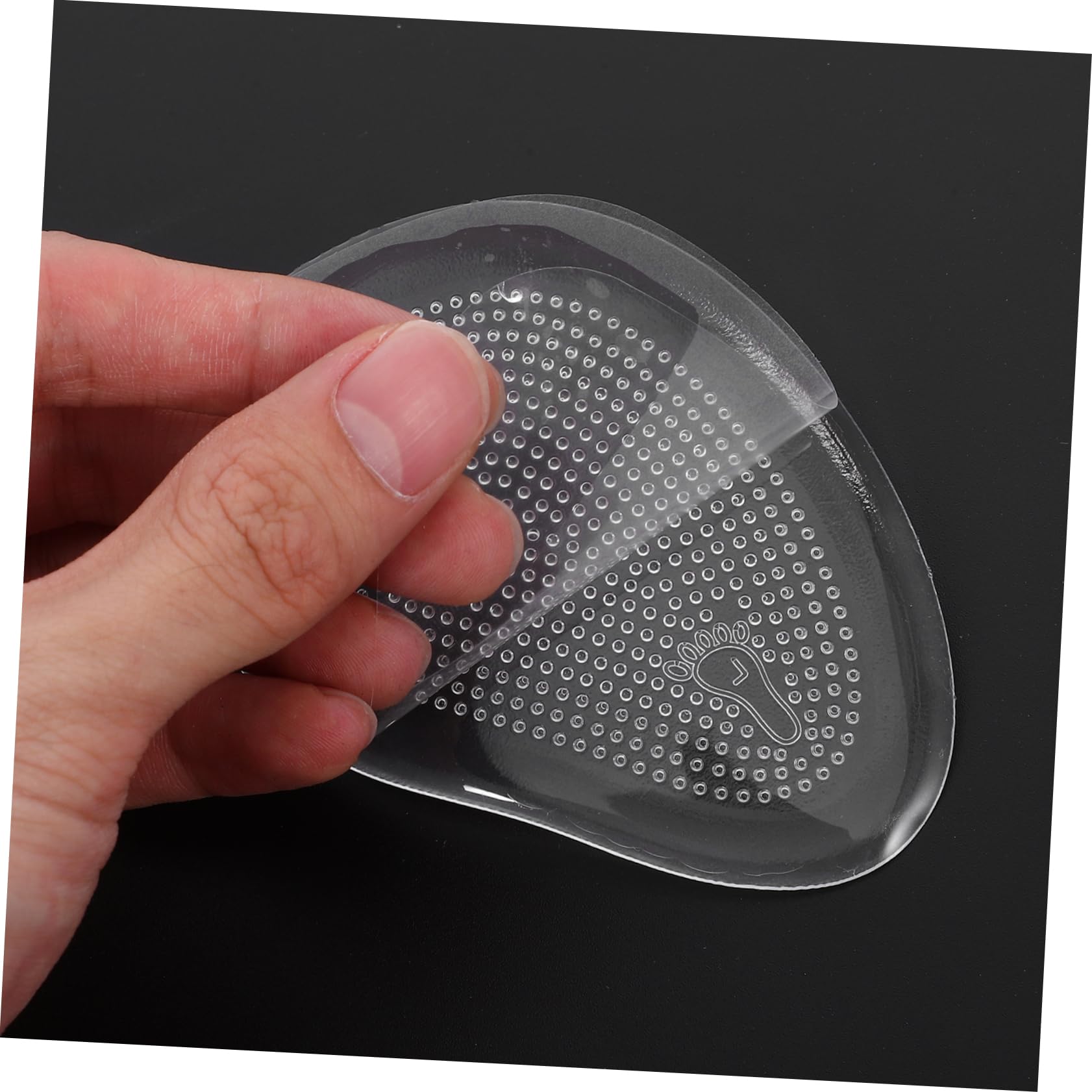 Semelle pour Talon Antidérapante en Gel Transparente, 3 Paires