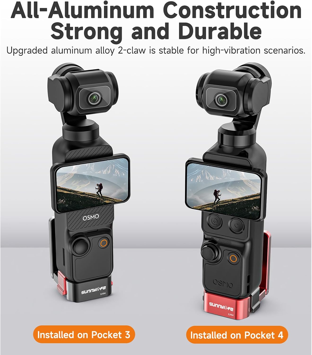 Magnetic Stand Mount for DJI Osmo Pocket 4P/4/3 Accessories - Red image 3