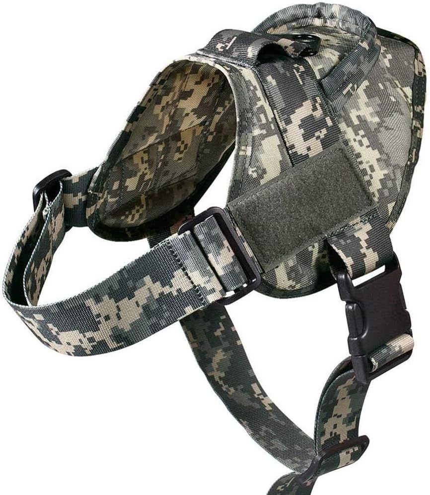 Dog harness walking adjustable nylon pet dog collar vest rubber band dog leash for small and large dogs German shepherd