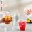 GUSTO Clear Plastic Cups with Lids [12 oz - 100 Count] - Disposable Iced Coffee Drink Cups with Strawless Sip Lids for Smoothies, Juices, and More - (Formerly Comfy Package)
