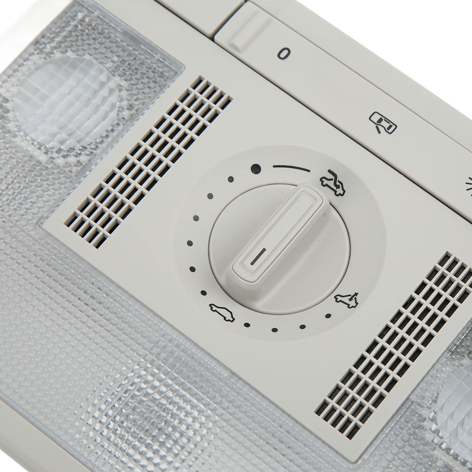Luz de Lectura de Cúpula Gris 6q0959613a Reemplazo de Accesorios para Automóvil para el Asiento Altea Toledo Lámpara de Techo Interior Gris