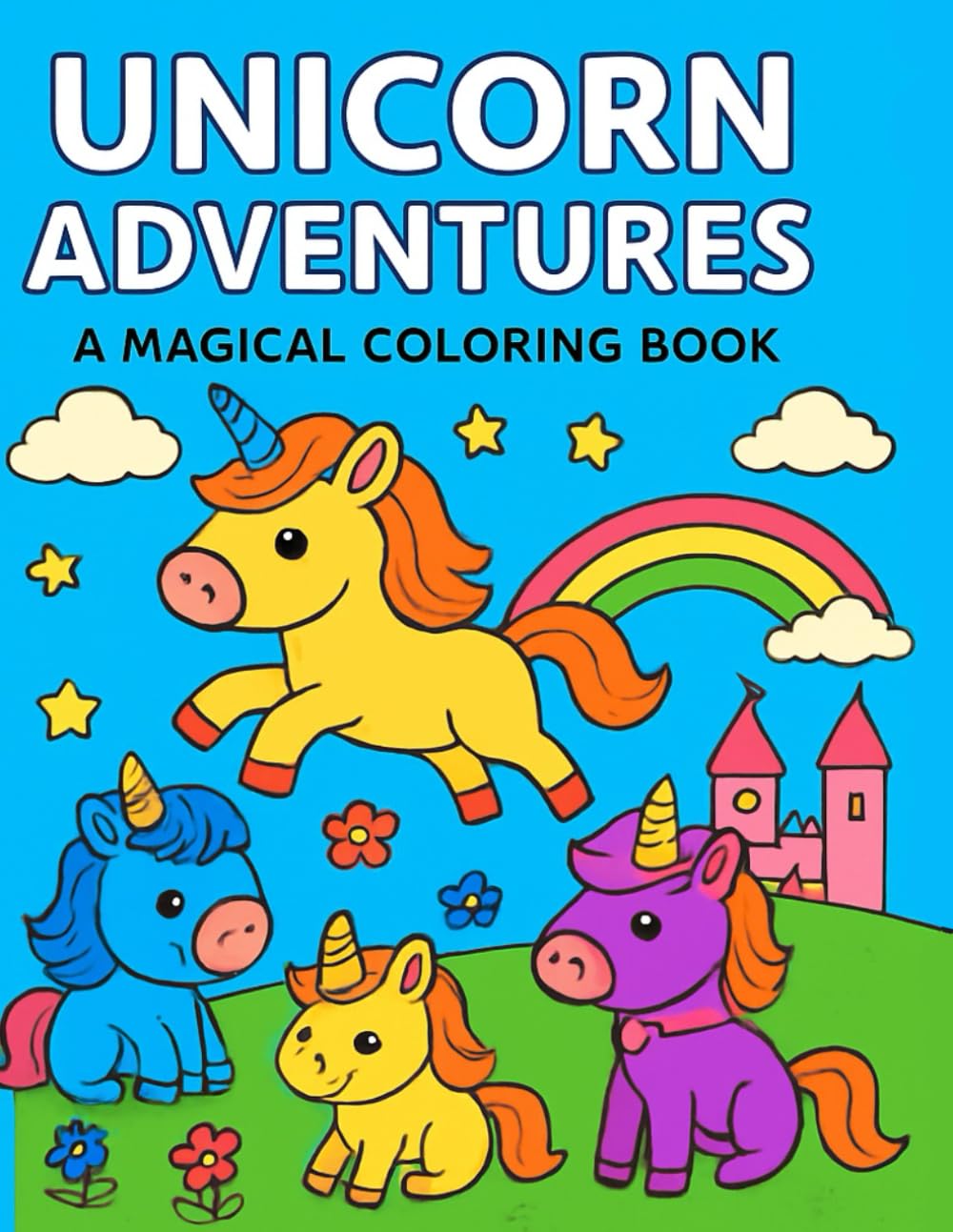 Unicorn Adventures: A Magical Coloring Book