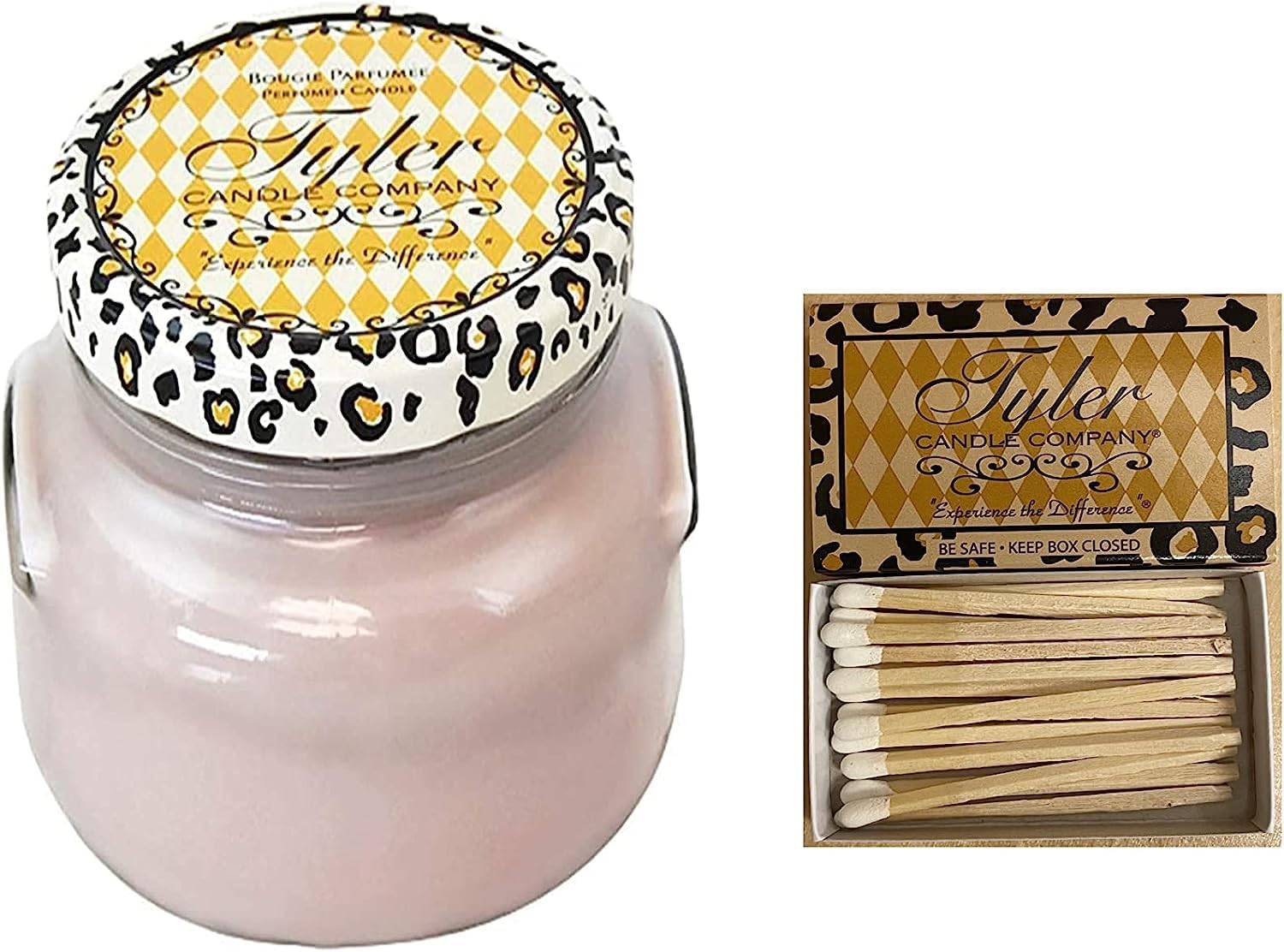 Tyler Candle, 22 Ounce, High Maintenance Long Burning Scented Candle Pack of 2, Includes a Tyler Candle Company Match