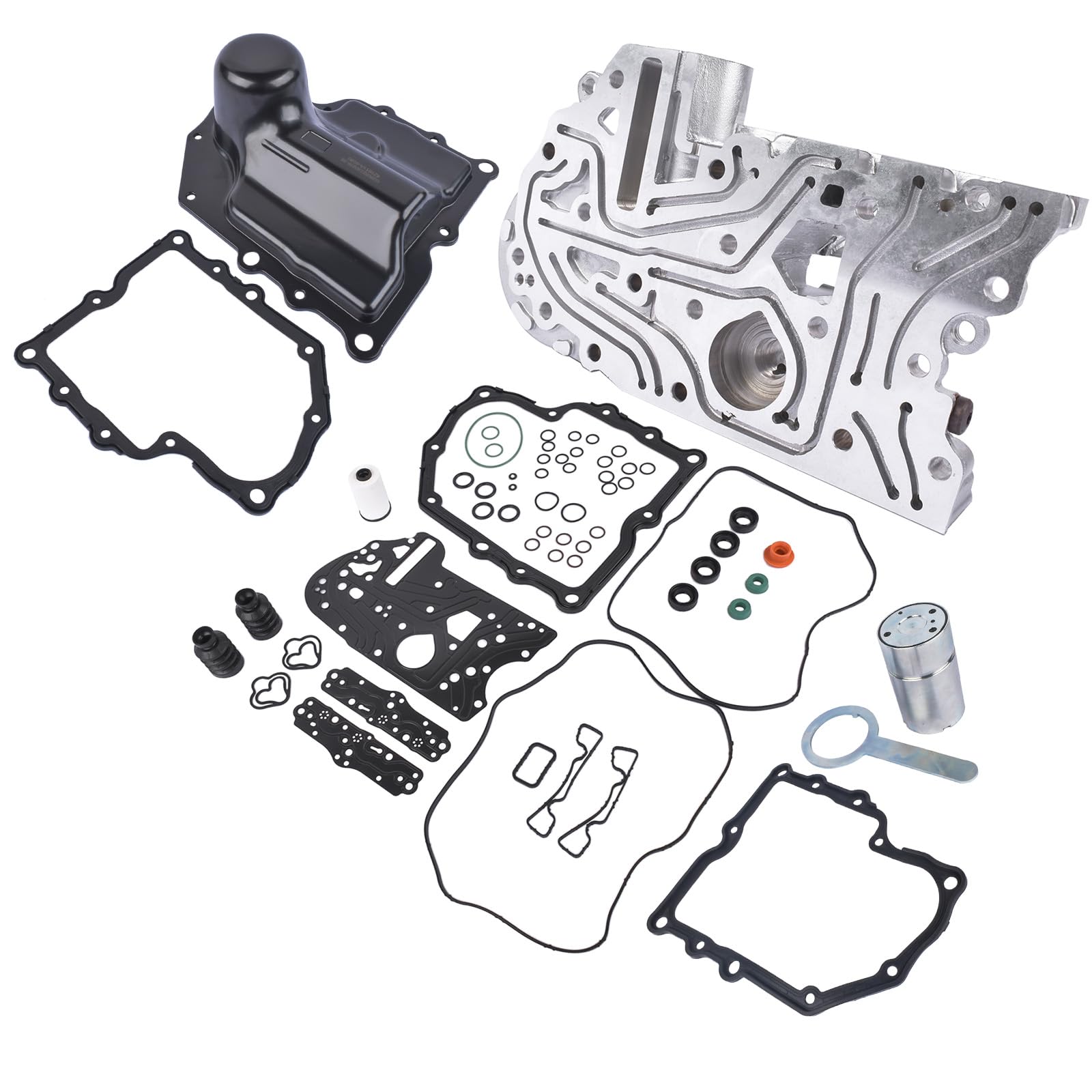 Kit de réparation pour corps de valve de transmission compatible avec A1 A3 Q3 Be-etle G0lf Sha-ran DQ200 0AM325025H 0AM927769K