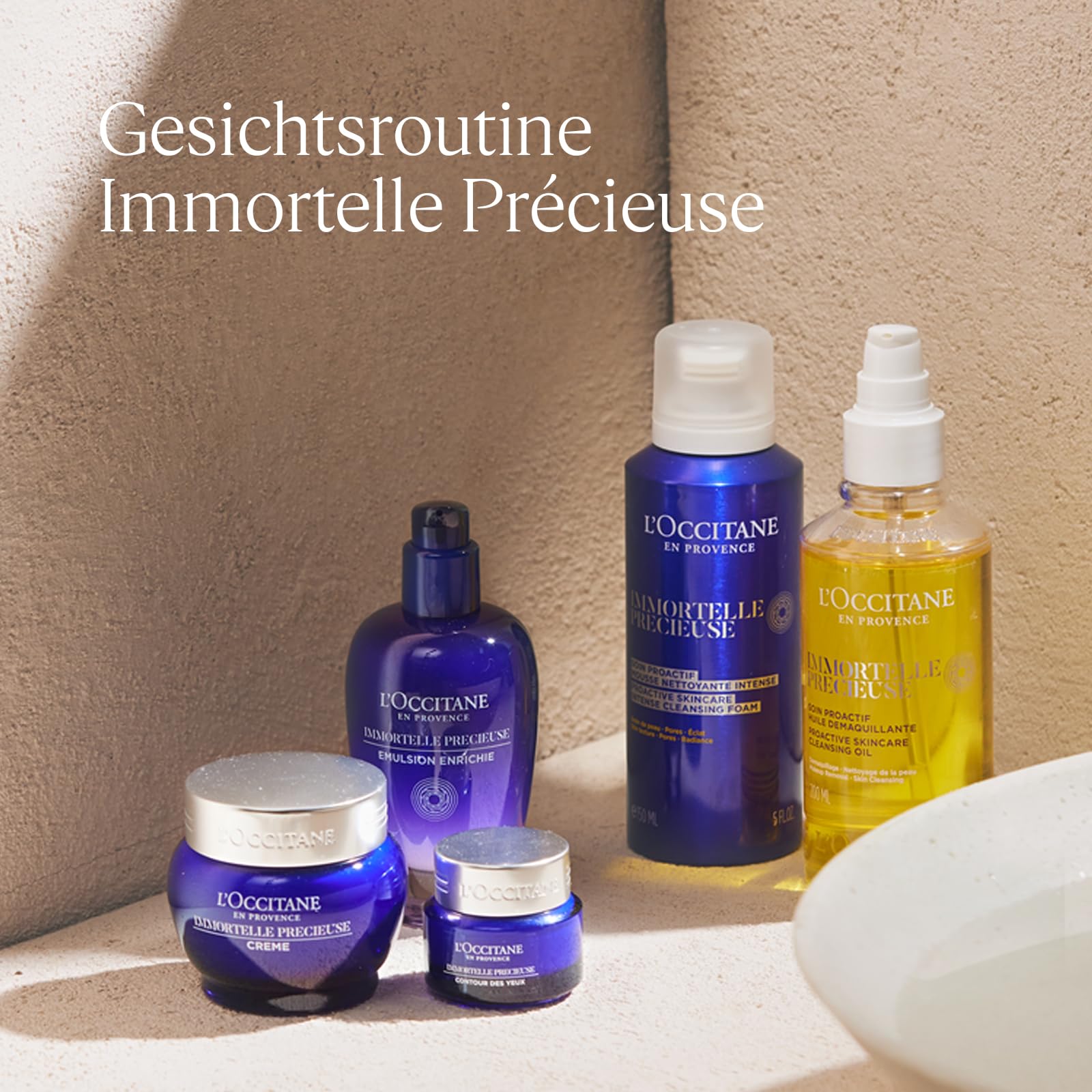 L'OCCITANE - Reinigungsöl Immortelle Précieuse - 200 ml - Erste Altersanzeichen - In Frankreich hergestellt