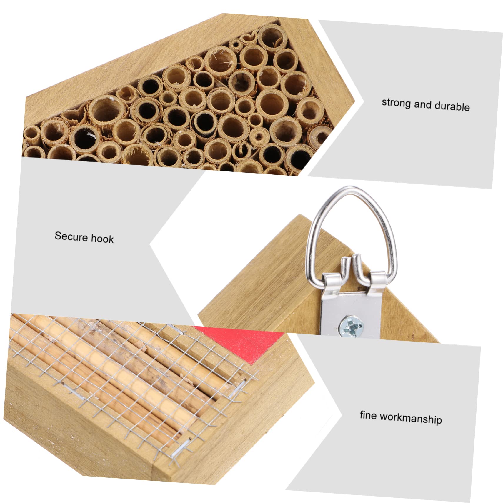 Holz Bienenhaus Hotel für Garten mit Cartoon Optik