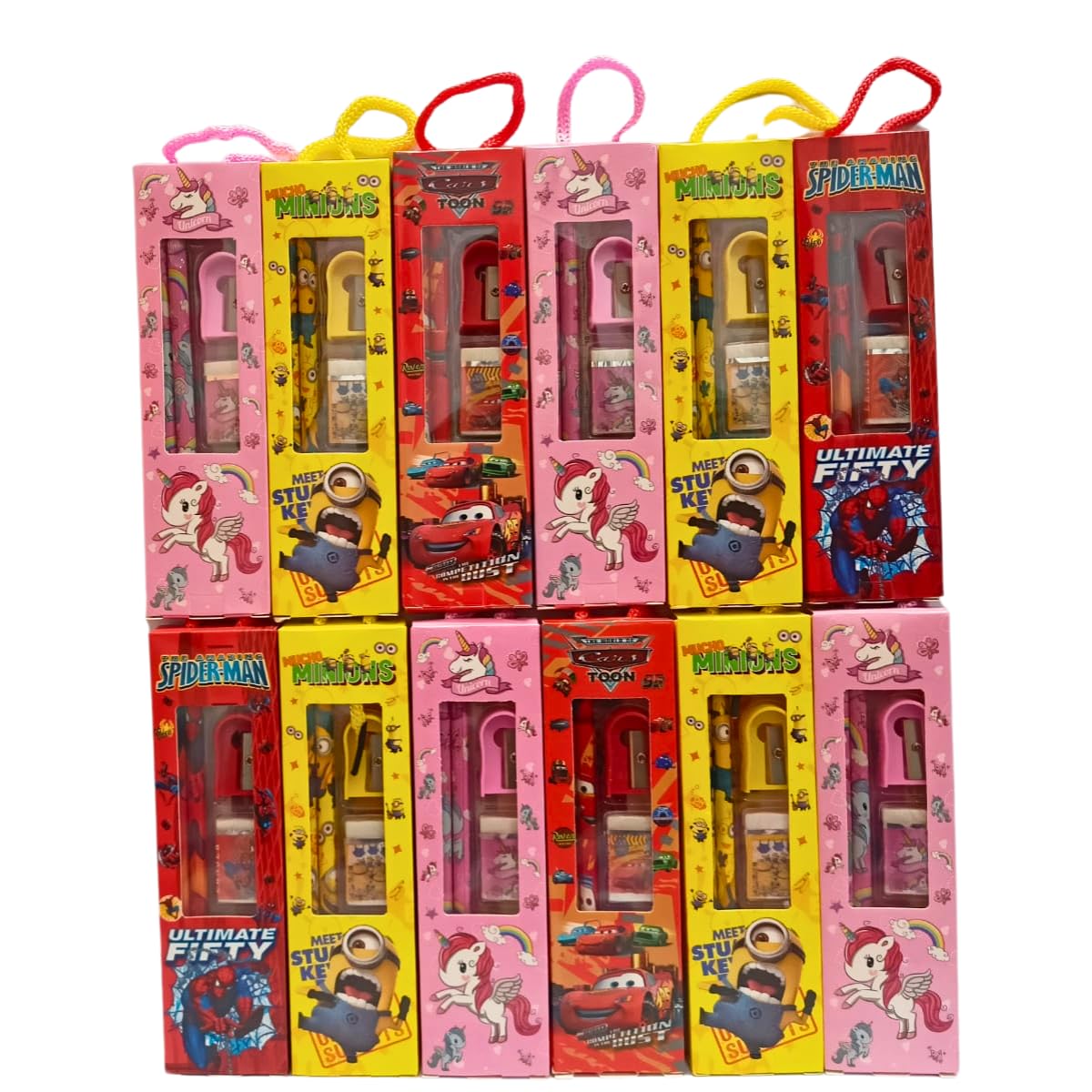 Neuf Mart Return Gift For Kids Stationery Set Pencil Set For Kanjak Party Special Combo Birthday Return Option Princess Stationery Set of 12 Multicolor (B0BCD642RW) Amazon Price History, Amazon Price Tracker