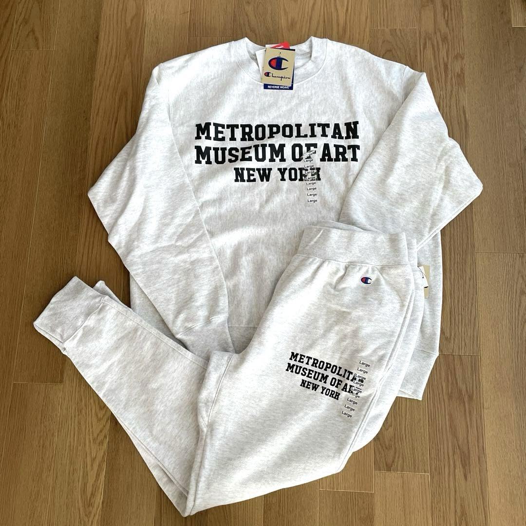 新品 THE MET Championチャンピオン リバースウィーブ スウェット メンズ