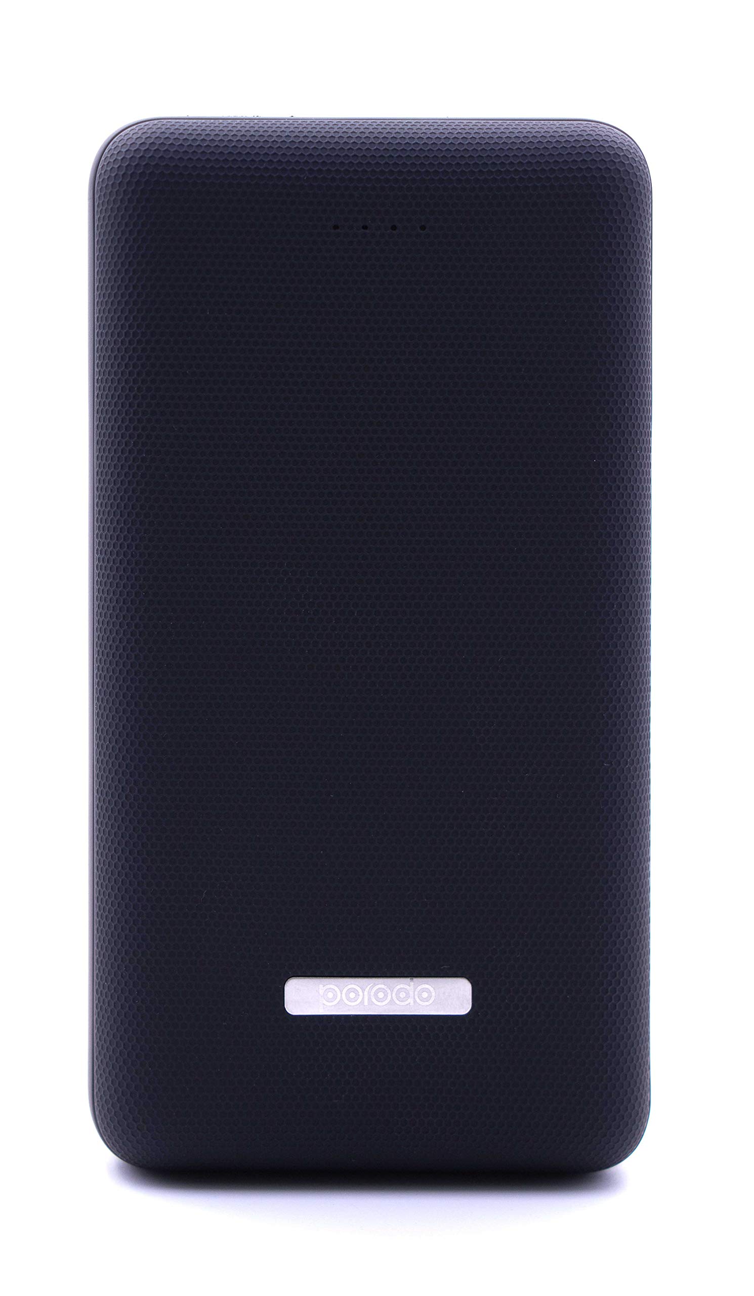 Porodo Dual USB Universal Power Bank 20000mAh with Rubberized Surface | LED Indicator | Compatible with Smartphone (Blue)