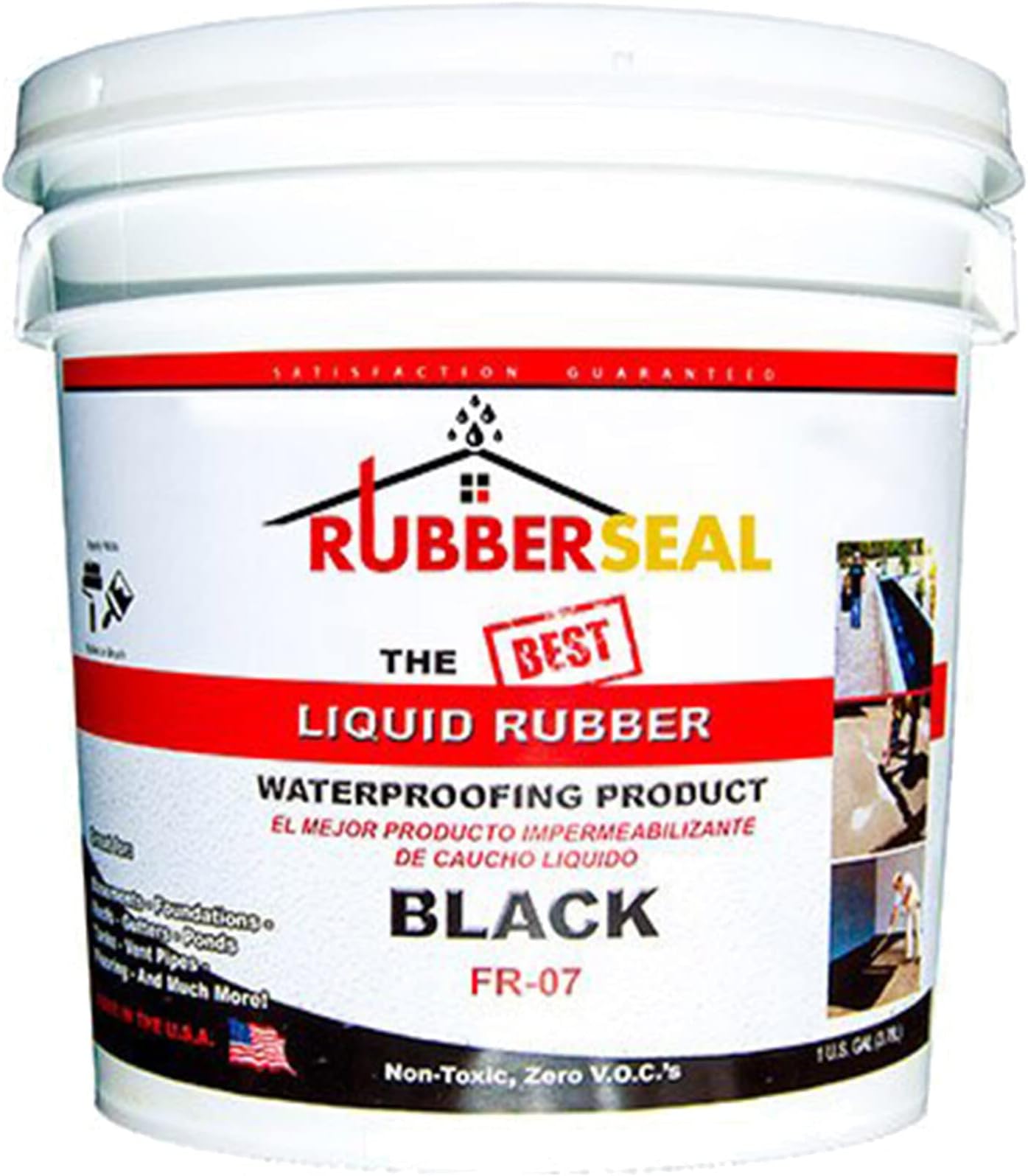 1 Gal. Black Liquid Rubber 10005005