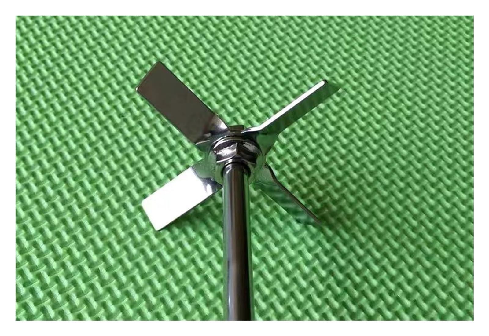 Maschinenflügel-Rührpaddel, Overhead-Rührstab, vierflügeliger Propeller aus Edelstahl 304, mehrere Größen(100mm Blade with Rod)