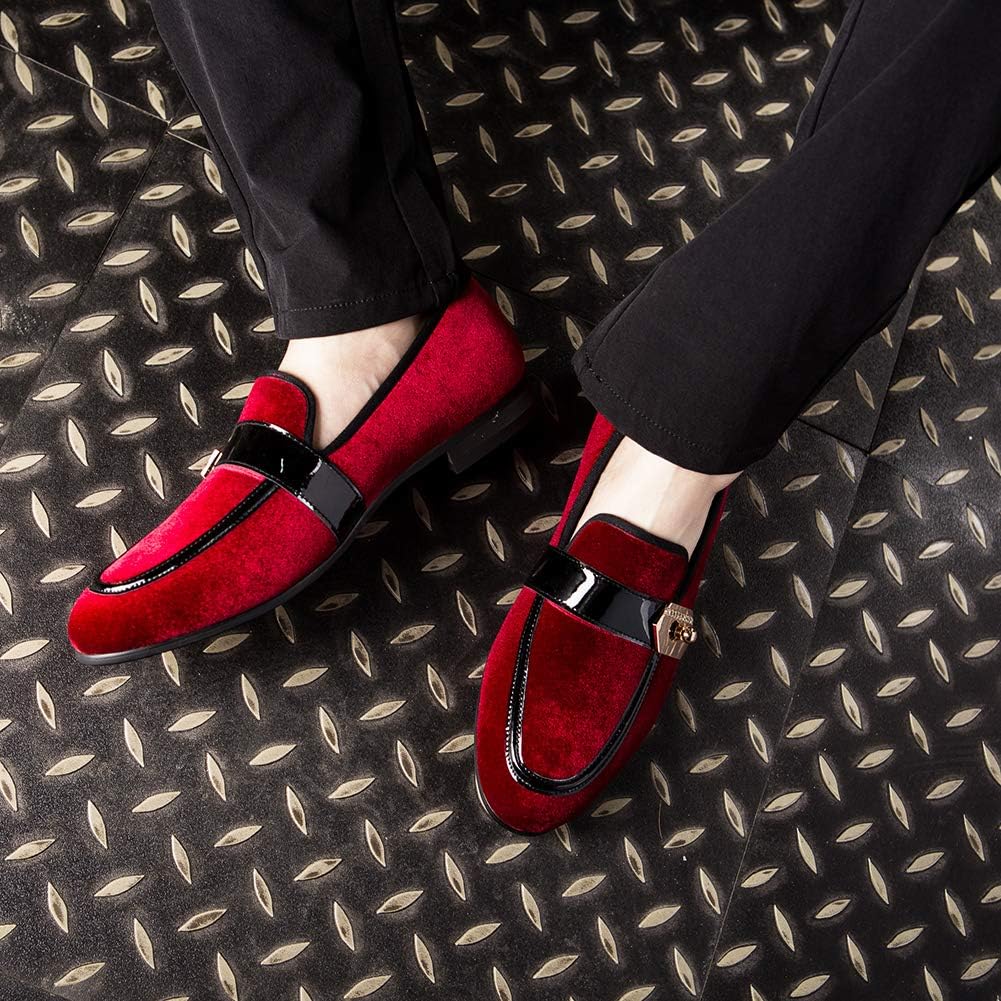 JITAI Men's Lindford Moc Toe Bit Slip-on Penny Loafer Party Shoes - Image 7