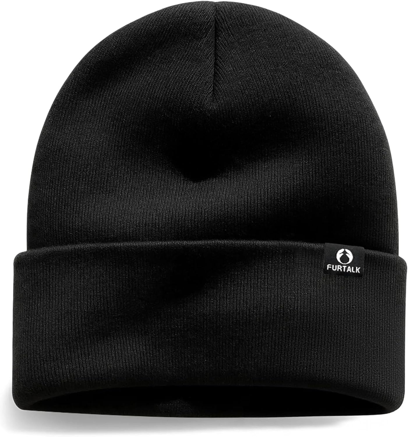 FURTALK 100% Merino Wool Beanie Hat for Men Women Warm Winter Hat Double Layer Knitted Beanies
