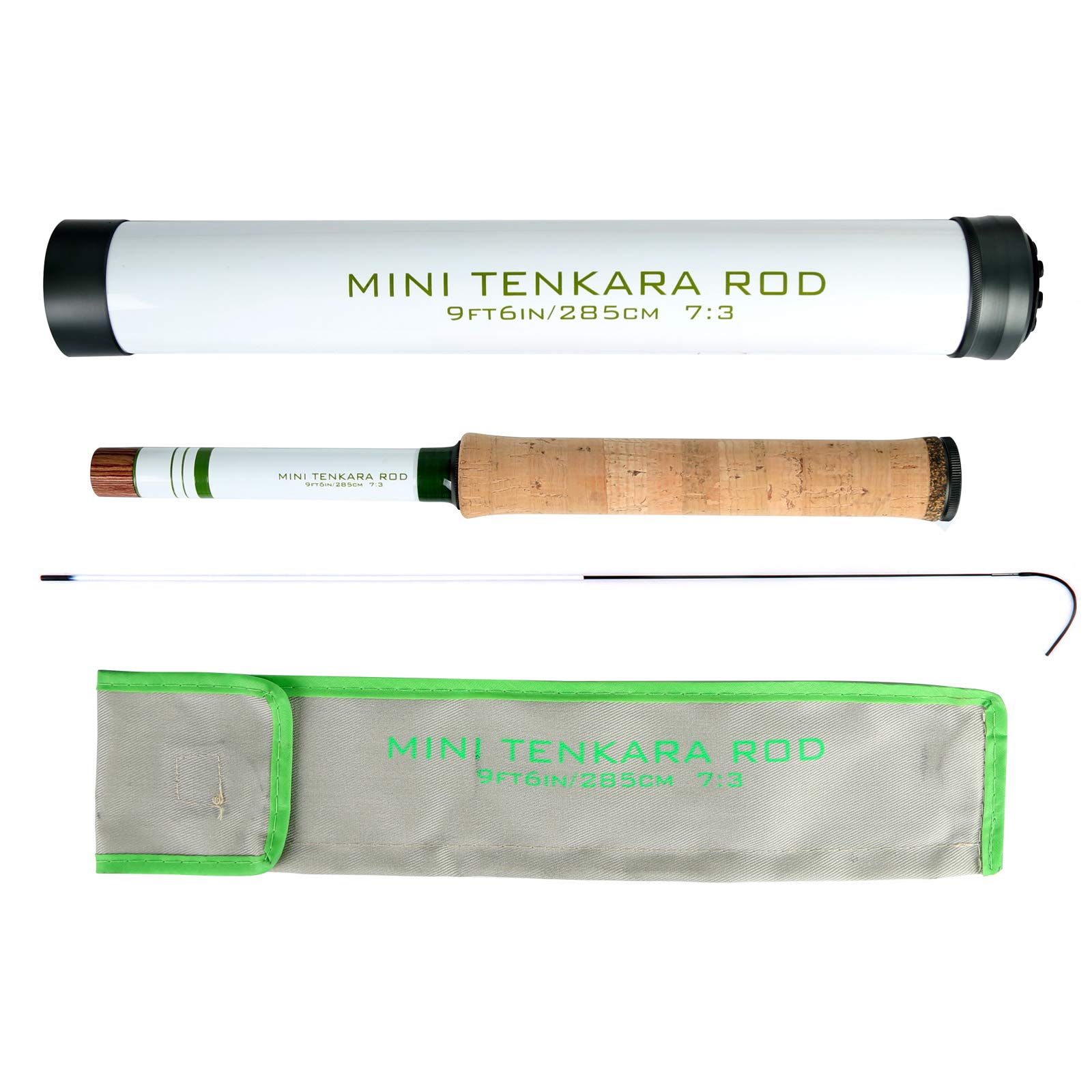 Mini Tenkara Fly Fishing Rod with Extra Tip Section 12ft