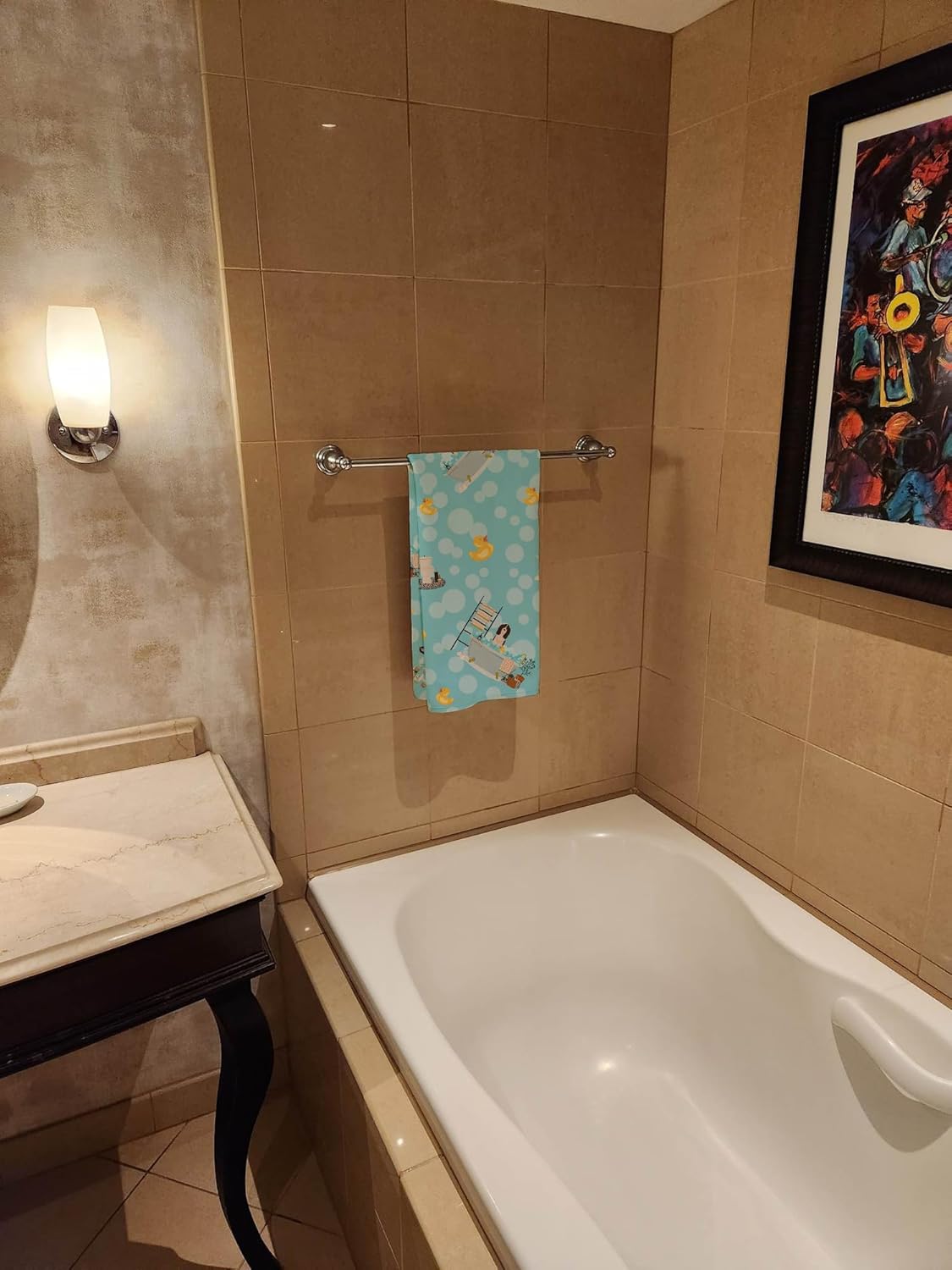 Caroline's Treasures WDK5611BTLG Liver English Springer Spaniel Bath Towel Large