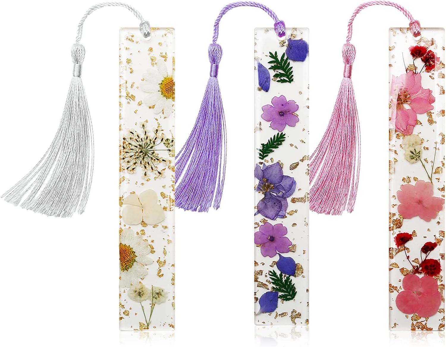 Book Marks - 3PCS Cute Resin Bookmarks for Women for Mothers, Teachers, Friends & Book Lovers on Special Occasions