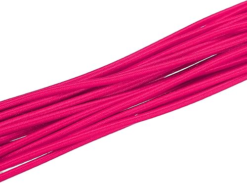 Vista 115 de PATIKIL Cuerda elástica elástica de 1/8 pulgadas, 11 yardas (0.118 in x 32.8 ft), color verde militar para manualidades, correas de gancho