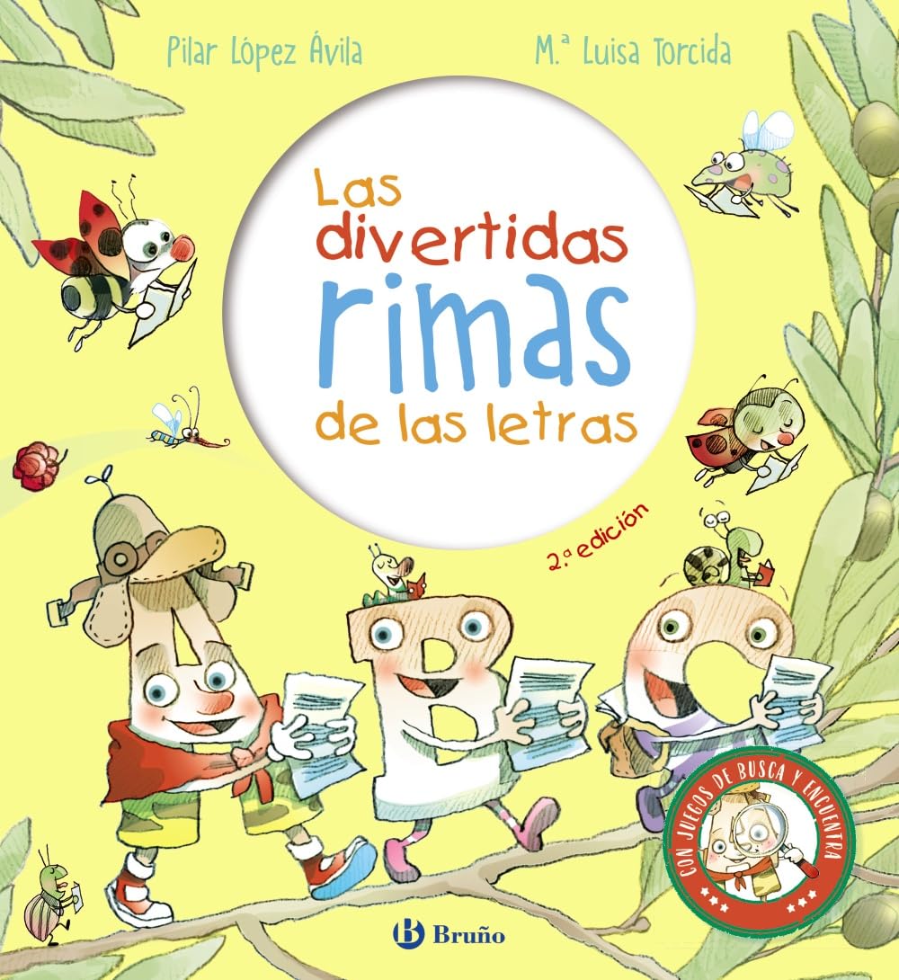 Las divertidas rimas de las letras (Castellano - A PARTIR DE 3 AÑOS - LIBROS DIDÁCTICOS - Las divertidas aventuras de las letras y los números)