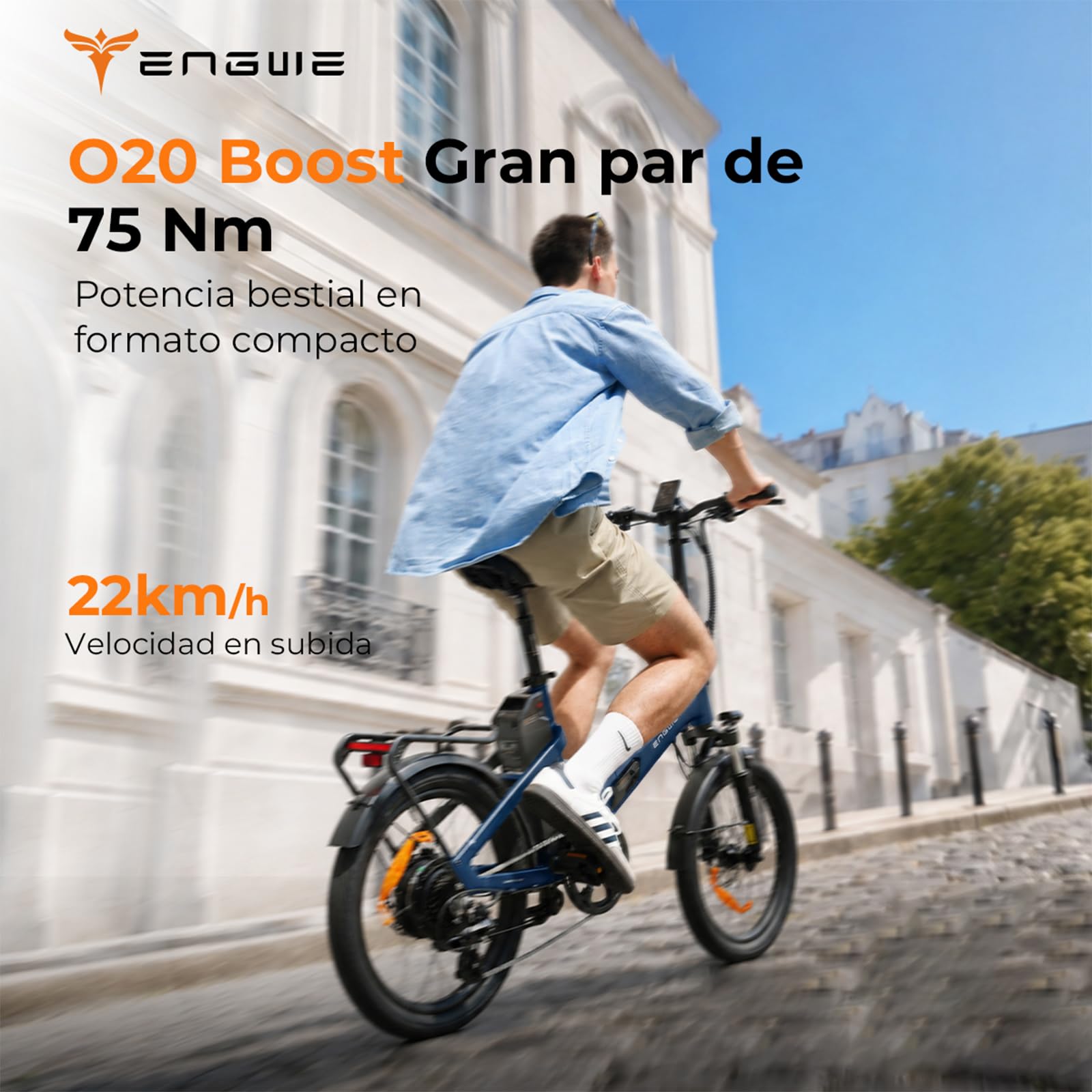 ENGWE O20 Boost Bicicleta Eléctrica Plegable