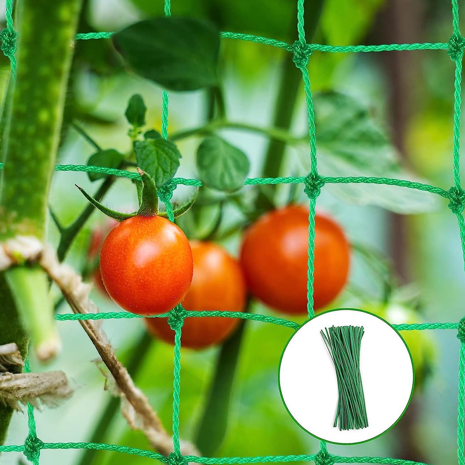 Filet pour Plantes grimpantes 1.8x3.6m, Grille pour Concombres Tomates Jardins Serres